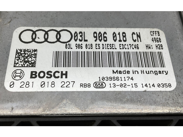 Блок управления двигателем Блок управления 03L906018CN, 03L906018ES   Audi Q3 8U