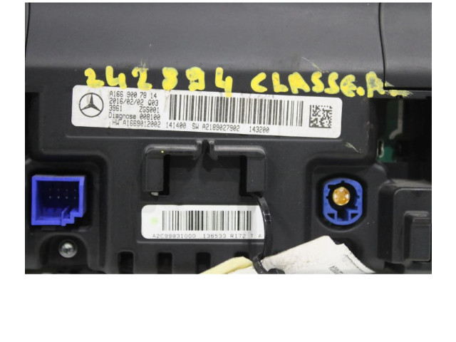 Дисплей    A1669007814   Mercedes-Benz A W176