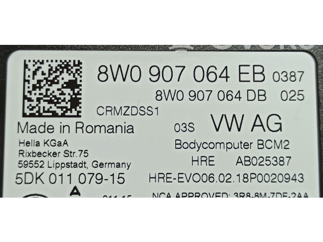 Блок управления 8W0907064EH, 8W1907064DH Audi A4 Allroad