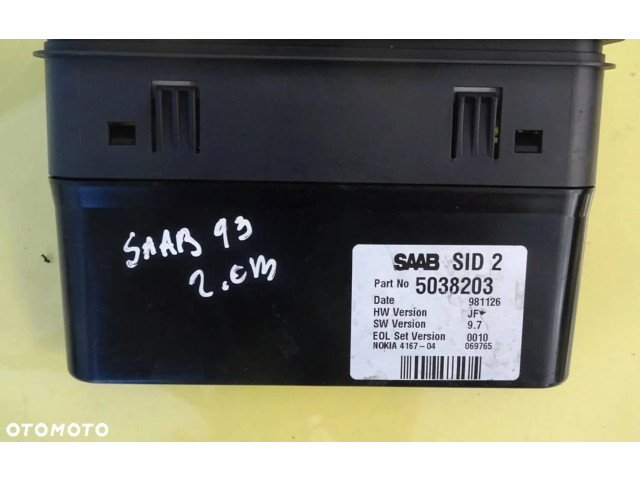 Дисплей 5038203 Saab 9-3 Ver1