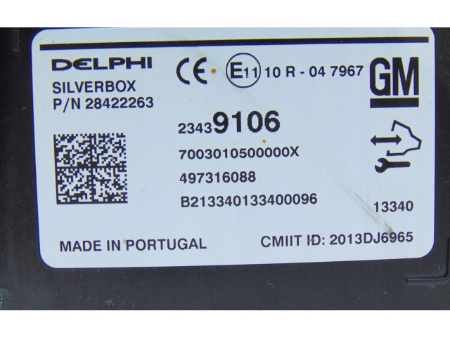 Другие блоки управления / модули 23439106 Vauxhall Insignia A