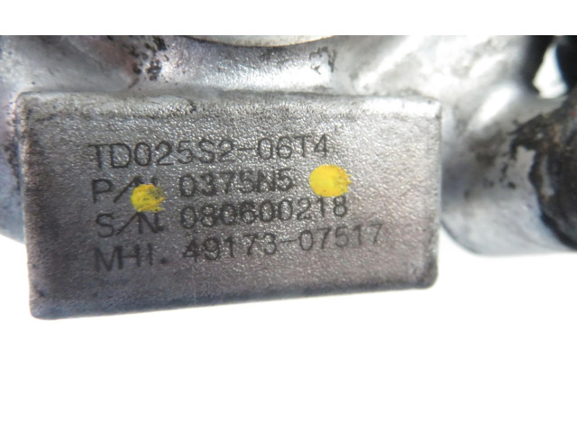 Turbodmychadlo Турбина 4917307517, 0375N5   Citroen Berlingo   9HX (DV6ATED4)