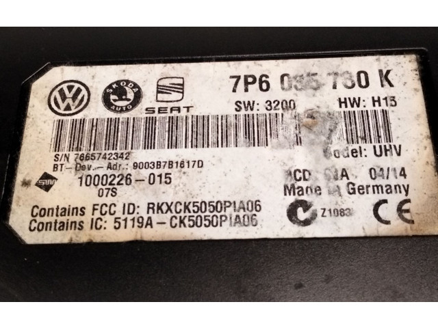 Блок управления 7P6035730 Skoda Rapid (NH)