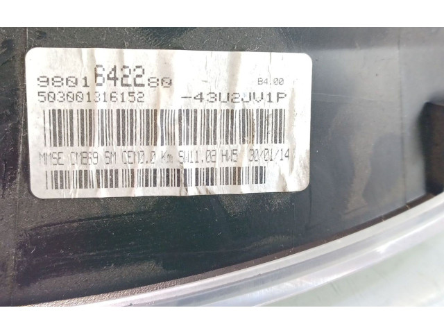 Přístrojová deska Citroen Berlingo 2002 9801642280, 503001316152