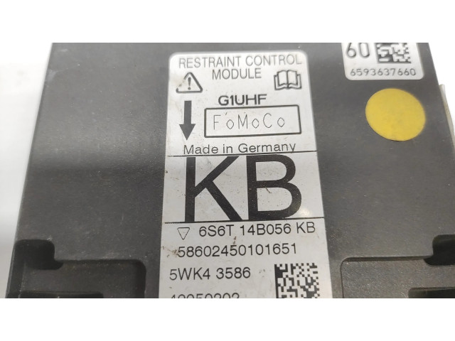 Блок подушек безопасности 6S6T14B056KB   Ford Fusion