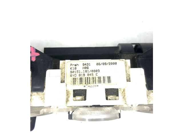 Блок управления климат-контролем 6y0819045e, 9431 Skoda Fabia Mk1 (6Y)