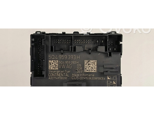 Блок комфорта 5Q4959393H Skoda Octavia Mk4