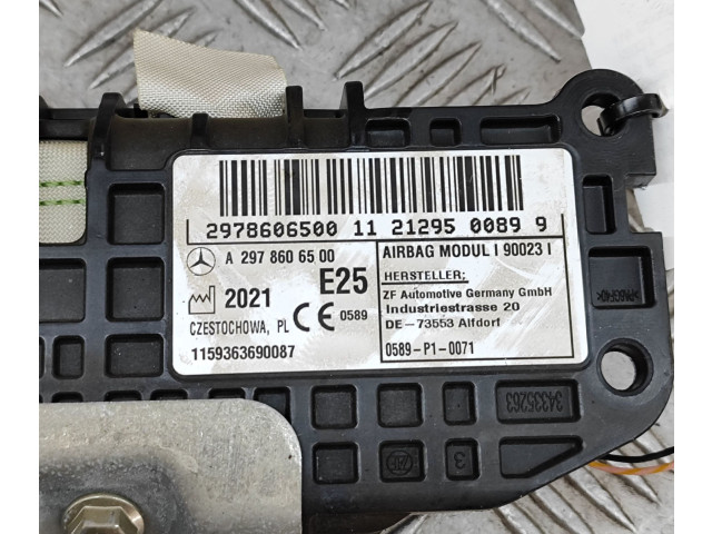 Подушка безопасности для колен A2978606500   Mercedes-Benz EQS V297