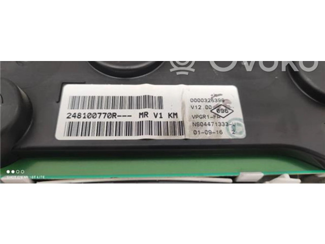 Панель приборов 248100770r, 248100770R Dacia Dokker