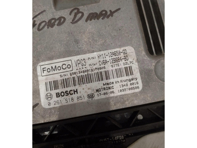 Блок управления двигателем Блок управления CV6A-12B684-BD   Ford B-MAX