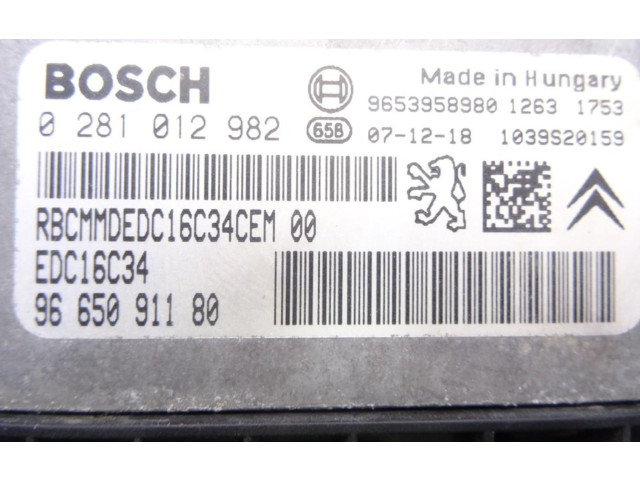 Turbodmychadlo Стартер 9665091180 Fiat Scudo