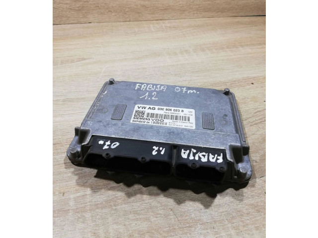 Блок управления двигателем Блок управления 03e906023b, 5wp4041204 Skoda Fabia Mk2 (5J)
