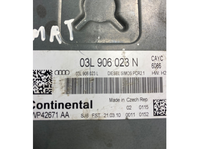Блок управления двигателем Блок управления 03L906023N, 03L906023L Audi A3 S3 8P