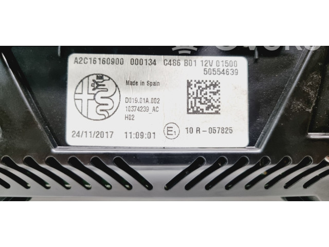 Přístrojová deska Alfa Romeo Giulia 2018 50554639, 50549180