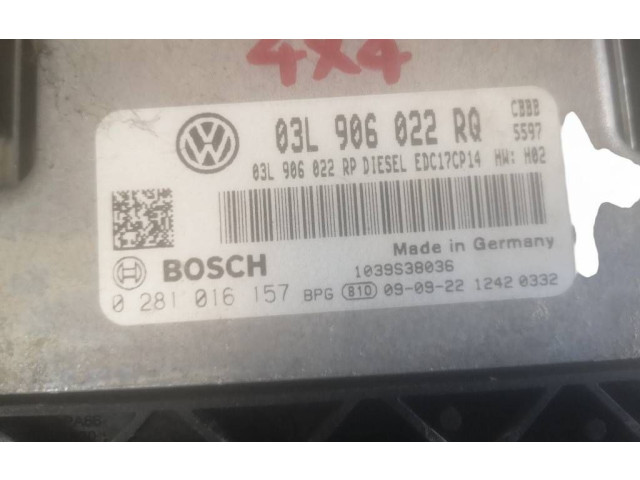 Řídící jednotka 03L906022RQ, 03L906022RP   Volkswagen Tiguan 2010