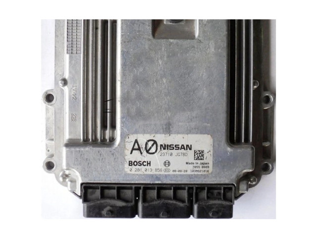 Řídící jednotka 23710JG78D, 0281013856 Nissan Qashqai+2 2008