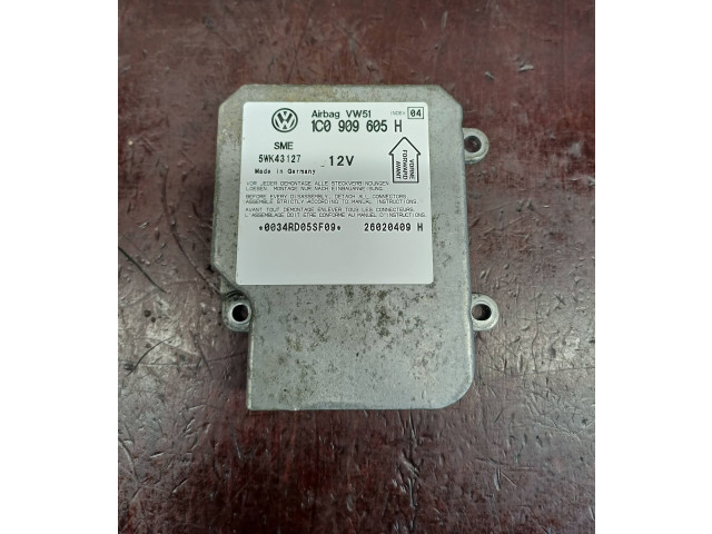 Блок подушек безопасности 1C0909605H, 26020409H Skoda Superb B5 (3U)