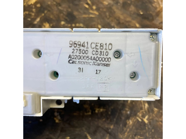 Блок управления климат-контролем 27500CD310, 96941CE810   Nissan 350Z