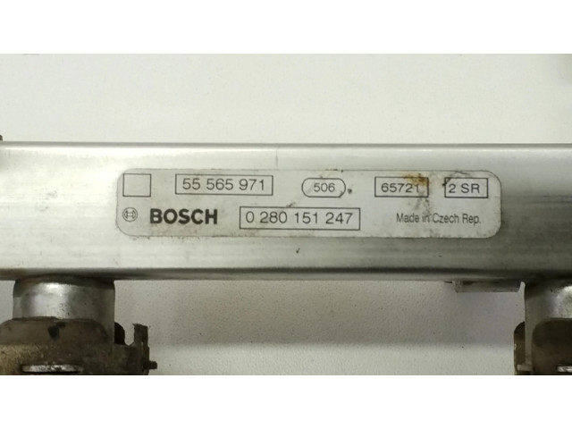 Vstřikovač 55565971, 0280158205 Buick Encore I pro benzínový motor 1.4 LUV