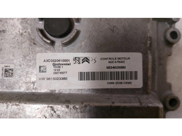 Řídící jednotka 9834609880, 9815023380 Citroen C3 2019