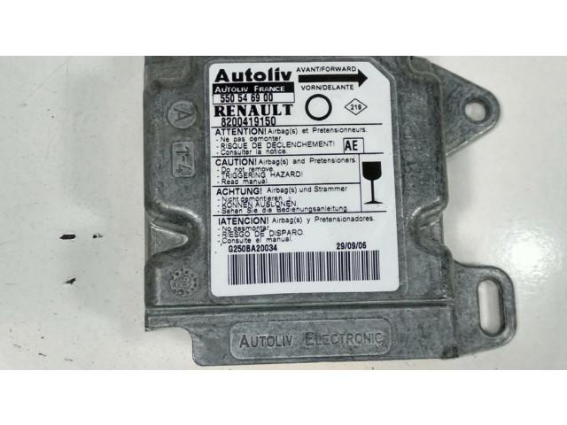 Блок подушек безопасности 550546900, 8200419150   Renault Twingo I