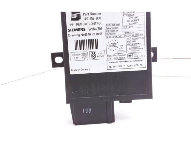 Блок подушек безопасности 1L0959800, 5WK4791   Seat Toledo I (1L)