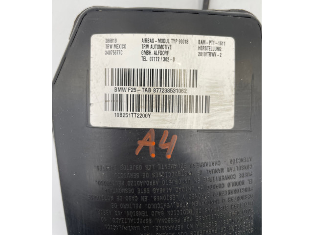 Подушка безопасности в сиденье 877238531062, 34075677C   BMW X3 F25