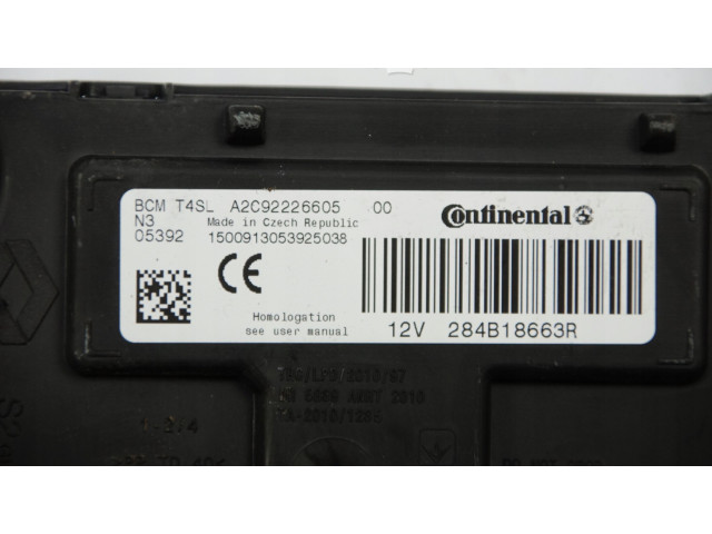 Блок управления 284B18663R BCM Dacia Lodgy