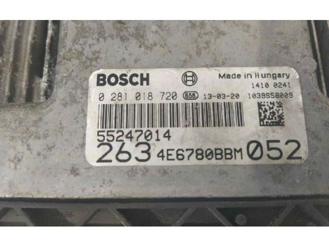 Блок управления двигателем Блок управления 55247014 Opel Combo D