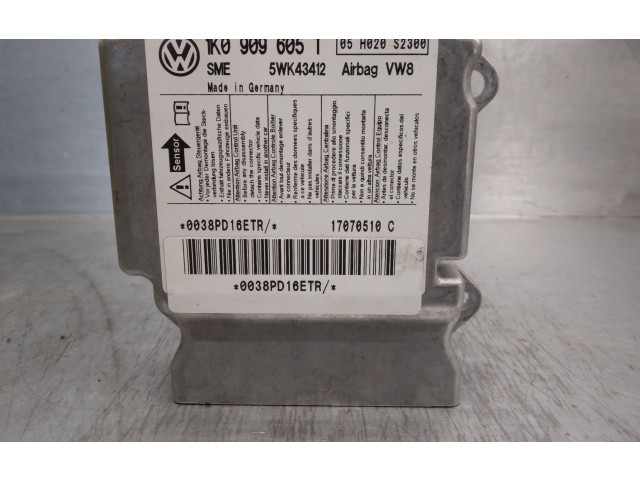 Блок подушек безопасности 1K0909605T, 5WK43412   Volkswagen Golf SportWagen