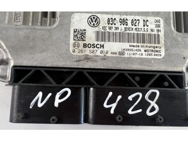 Řídící jednotka 03C906027DC, 0261S07010 Volkswagen Tiguan 2013