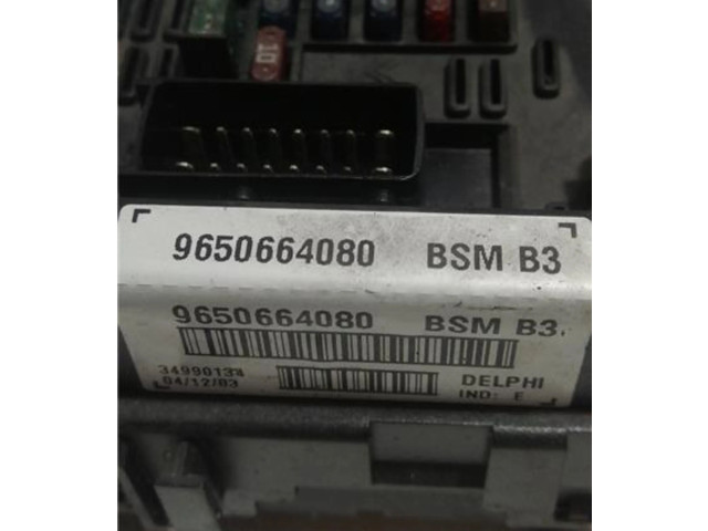 Ящик предохранителей (комплект) 6500Y1, 9650664080 Citroen Xsara