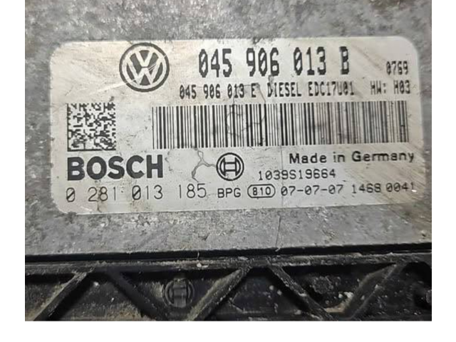 Блок управления двигателя 045906013B, 045906013E   Skoda Fabia Mk2 (5J)