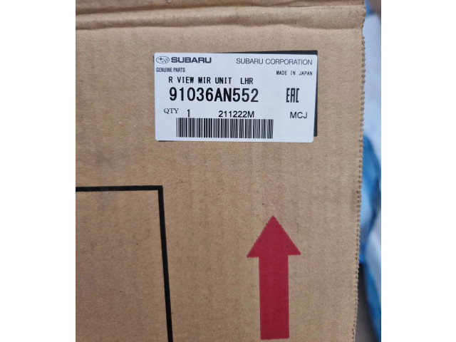 Zpětné zrcátko Subaru Outback (BS) 2017 91036AN552, 211222M