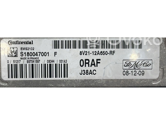 Řídící jednotka 8V21-12A650-RF, 8V21-12A650-RF Ford Fiesta 2010