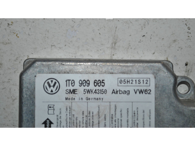 Блок подушек безопасности 1T0909605, 5WK43150   Volkswagen Touran I