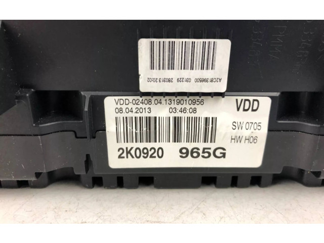 Панель приборов 2K0920965G Volkswagen Caddy