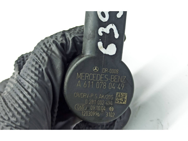 Vstřikovací lišta A6110780449, 0281002494 Mercedes-Benz Vito Viano W639 646982