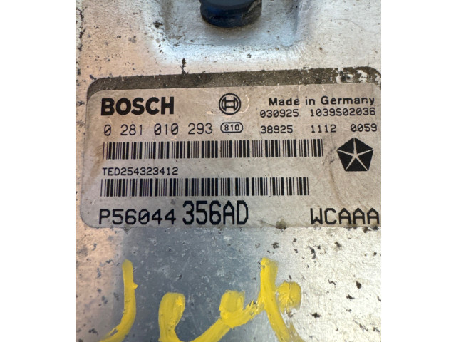 Блок управления двигателя 0281010293 Jeep Grand Cherokee (WJ)