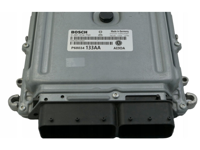 Блок управления двигателя P68034133AA, 0281014750 Jeep Wrangler