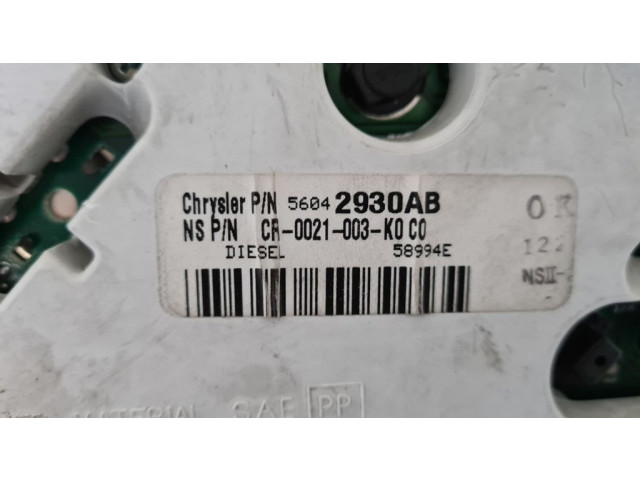 Панель приборов 56042930AB, CA0021003K0 Jeep Grand Cherokee (WJ)