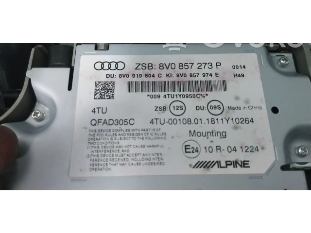 Дисплей    8V0857273P, 8V0857273C   Audi A3 S3 8V