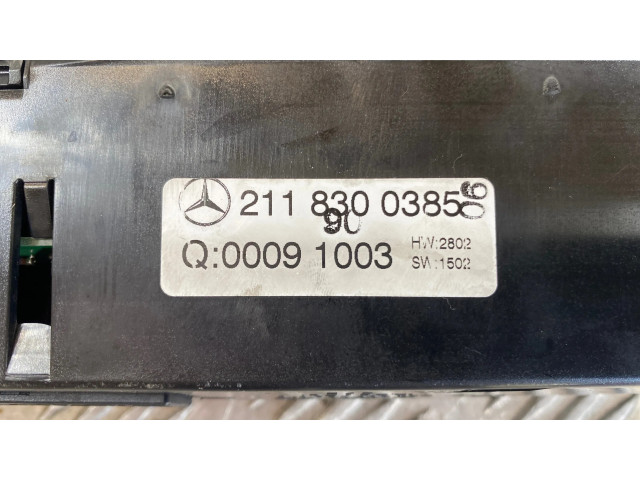 Блок управления климат-контролем 2118300385, HV2802   Mercedes-Benz E W211