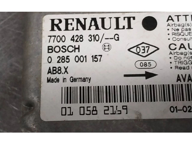 Блок подушек безопасности 7700428310 Renault Clio II