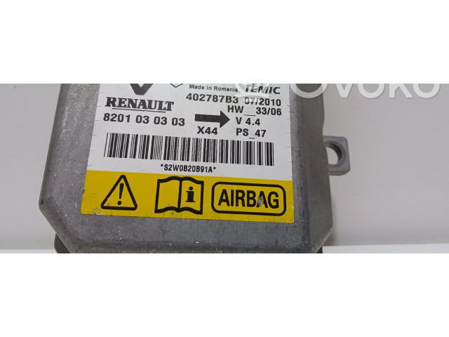 Блок подушек безопасности 8201030303, 402787B3   Renault Twingo II