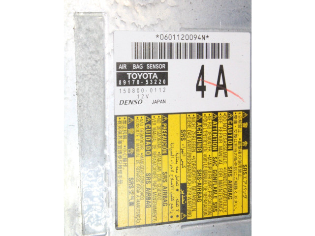 Блок подушек безопасности 8917053220, 1508000112 Lexus IS III XE30