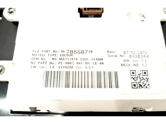 Спидометр (приборный щиток) 9678558780, 9678558780 Citroen DS4