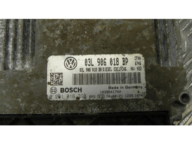 Блок управления 03L906018BP, E668 ** Skoda Yeti (5L)