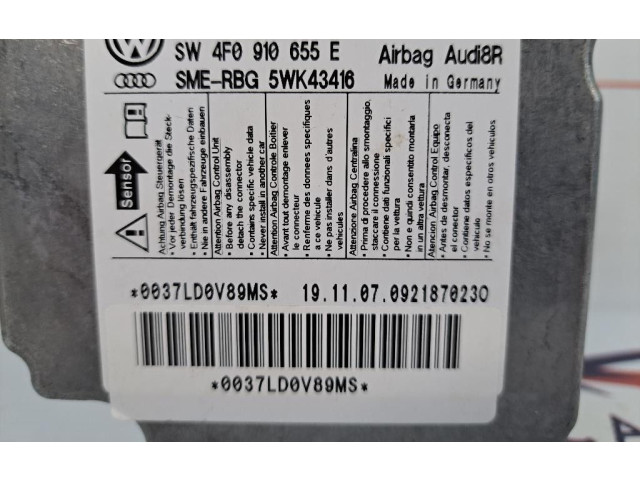 Блок подушек безопасности 4F0959655B, 4F0959655B   Audi A6 S6 C6 4F