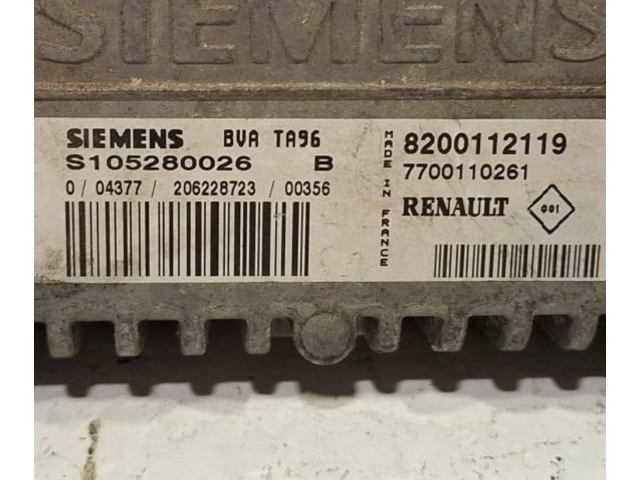 Блок управления коробкой передач 8200112119, S105280026B   Renault Clio II